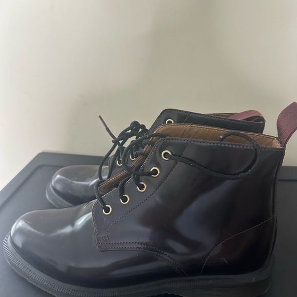 Dr. Martens Shoes - Dr Martens Womens Emmeline Arcadia Leather Lace Up Ankle Boots Size 9